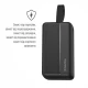 Батарея універсальна ColorWay 30 000 mAh High-power 2 PD/20W, QC/3.0, USB-C/Micro-USB (CW-PB300LPC2BK-PD) 