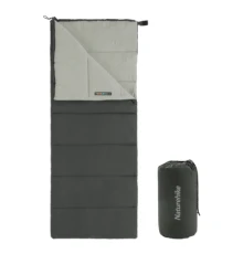 Спальний мішок Naturehike F150 NH22MSD05, правий, графіт (6927595797747-R)