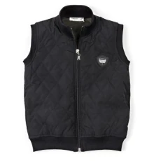 Жилет дитячий Breeze стеганий на блискавці (13019-110B-black)