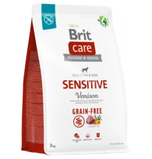 Сухий корм для собак Brit Care Dog Grain-free Sensitive беззерновий з олениною 3 кг (8595602559145)