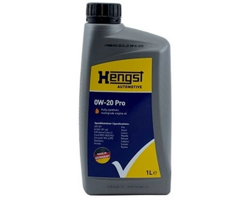 Моторна олива HENGST 0W-20 Pro, 1л (587800000)