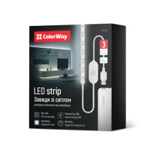Світлодіодна стрічка ColorWay LED  3м з живленням від USB (CW-LD03)