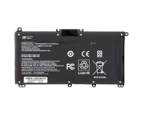 Акумулятор до ноутбука HP 255 G8 (HW03XL) 11.4V 3500mAh PowerPlant (NB462087) 