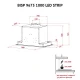 Витяжка кухонна Perfelli BISP 9673 WH 1000 LED Strip
