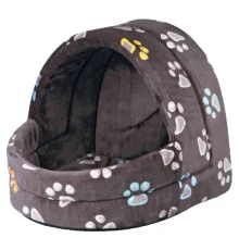 Будиночок для тварин Trixie Jimmy 40х35х35 см (сірий в лапку) (4047974368428)