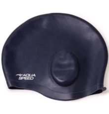 Шапка для плавання Aqua Speed Ear Cap Comfort 9895 289-22 темно-синій OSFM (5908217698957)