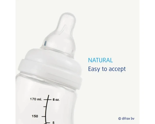 Пляшечка для годування Difrax S-bottle Natural Trend із силіконовою соскою, 250 мл (706T Sage)
