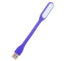 Лампа USB Optima LED, гнучка, фіолетовий (UL-001-VI)