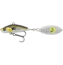 Блешня Savage Gear 3D Sticklebait Tailspin 65mm 9.0g Green Silver Ayu (1854.43.90)