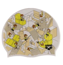 Шапка для плавання Arena Print JR 94171-237 мультіколор Діт OSFM (3468337082651)