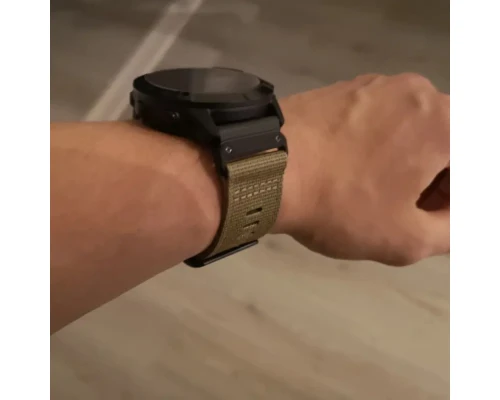 Ремінець до смарт-годинника Garmin Tactix 7, 26mm QuickFit, Coyote Tan Nylon (010-13010-11)