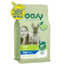 Сухий корм для собак OASY LIFESTAGE Adult Small риба 1 кг (8054329510087)