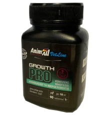 Вітаміни для собак AnimAll VetLine Growth PRO для малих порід 1 г х 90 т (4820150205508)