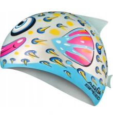 Шапка для плавання Aqua Speed Zoo 115-02-Fish 8691 сірий Діт OSFM (5908217686916)