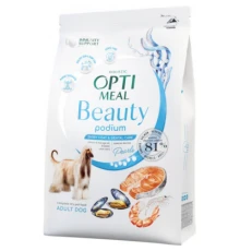 Сухий корм для собак Optimeal Beauty Podium беззерновий на основі морепродуктів 1.5 кг (4820215366830)