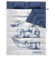 Спальний мішок Naturehike двомісний NH21MSD06 темно-синій (6927595795323)
