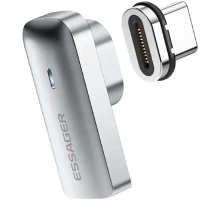 Перехідник USB-C magnetic 20Gbps 4K 90° corner Essager (EZJCX-RJ0G)