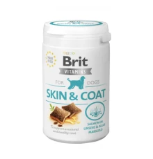 Вітаміни для собак Brit Vitamins Skin and Coat для шкіри і шерсті 150 г (8595602562510)