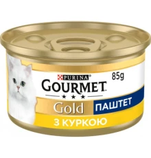 Паштет для котів Purina Gourmet Gold. З куркою 85 г (7613031381494)