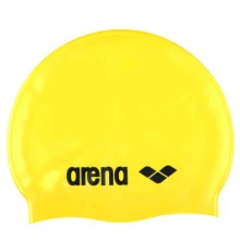 Шапка для плавання Arena Classic Silicone JR 91670-035 жовтий, чорний Діт OSFM (3468335686059)