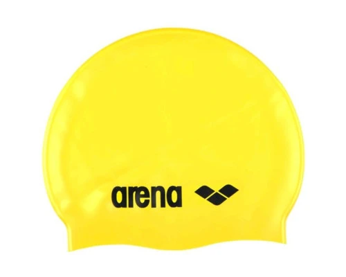 Шапка для плавання Arena Classic Silicone JR 91670-035 жовтий, чорний Діт OSFM (3468335686059)