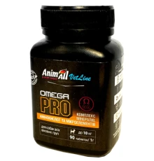 Вітаміни для собак AnimAll VetLine Omega PRO для малих порід 1 г х 90 т (4820150205478)