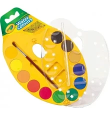 Акварельні фарби Crayola палітра 12 шт з пензликом (53-8434)