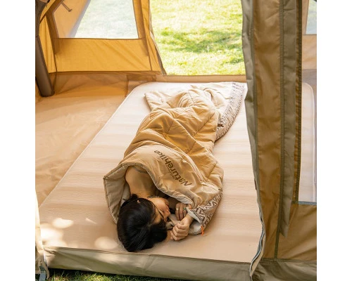 Спальний мішок Naturehike L150 NH20MSD05 правий (13°C) бежевий (6976023922299)