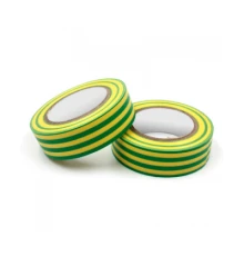 Ізоляційна стрічка APRO 0,14мм*17мм*10м yellow-green (10 шт упак.) (0,14мм*17мм*10м / 09154)