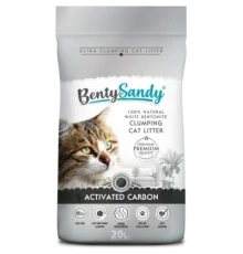 Наповнювач для туалету Benty Sandy Activated Carbon кольорові гранули 20 л/17.2 кг (BS-20005)