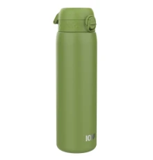 Пляшка для води ION8 OneTouch Stainless Steel 1200 мл Khaki Green (I8SS1000KGRE)