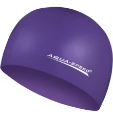 Шапка для плавання Aqua Speed Mega 100-09 фіолетовий Уні OSFM (5908217635457)
