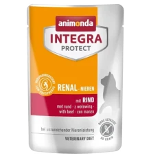 Вологий корм для кішок Animonda Integra Protect Renal pouches with beef при хворобах нирок (4017721866330)
