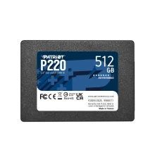 Накопичувач SSD Patriot P220 512GB 2.5" 7mm SATAIII (P220S512G25)