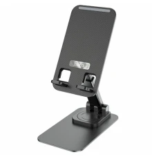 Тримач для телефона HOCO PH50 Ivey folding rotatable desktop holder Black (6931474782861)