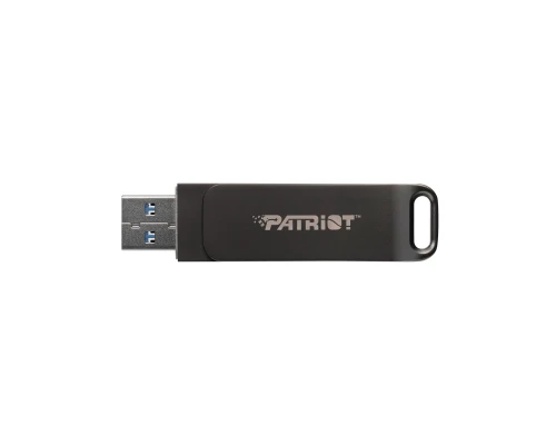 USB флеш накопичувач Patriot 128GB Rage R550 Matte Black USB 3.2/Type-C (PE128GR550DSAD)