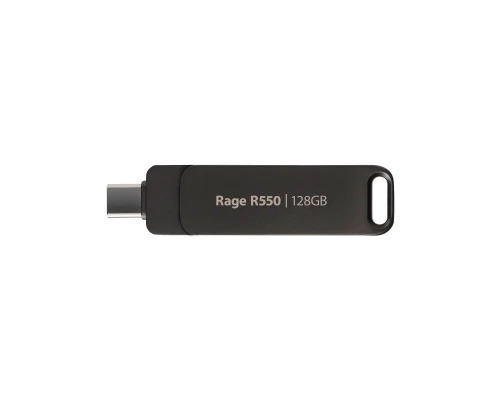 USB флеш накопичувач Patriot 128GB Rage R550 Matte Black USB 3.2/Type-C (PE128GR550DSAD)