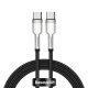 Дата кабель USB-C to USB-C 2.0m 100W metal black Baseus (CATJK-D01)
