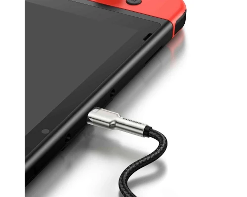 Дата кабель USB-C to USB-C 2.0m 100W metal black Baseus (CATJK-D01)