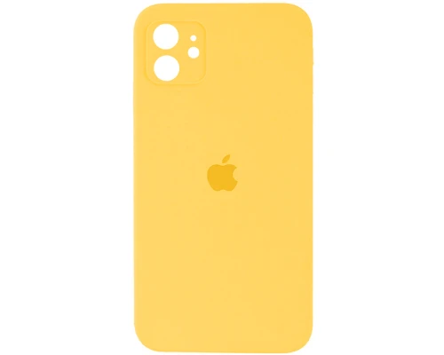 Чохол для смартфона Silicone Full Case AA Camera Protect for Apple iPhone 12 56,Sunny Yellow (FullAAi12-56)