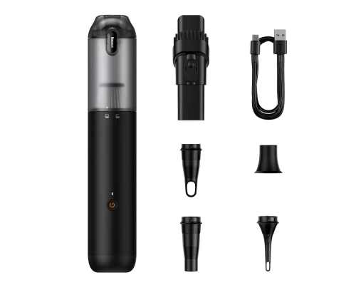Автомобільний пилосос Baseus A3 lite Handy Vacuum Cleaner (12000pa) Black (VCAQ050001)
