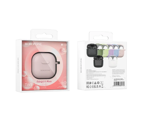 Бездротові навушники TWS BOROFONE BW29 Charm Pink Sugar (6974443389784)