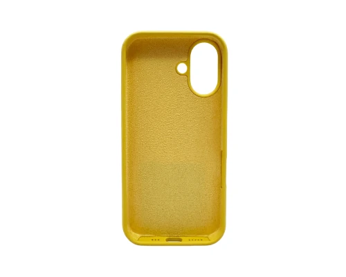 Чохол для смартфона Silicone Full Case AA Open Cam for Apple iPhone 16 33,Canary Yellow (FullOpenAAi16-33)