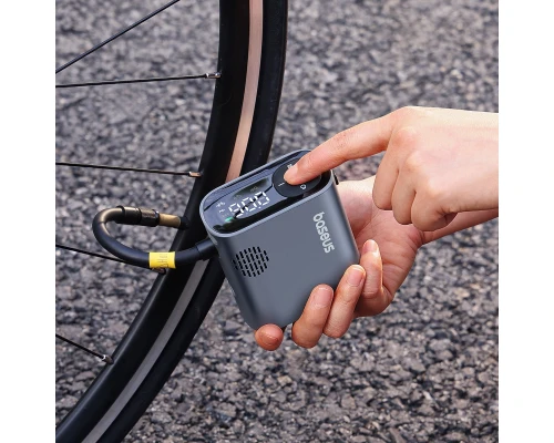 Автомобільний насос Baseus PrimeTrip Series Portable Bike Pump Cosmic Black (C11169000121-00)