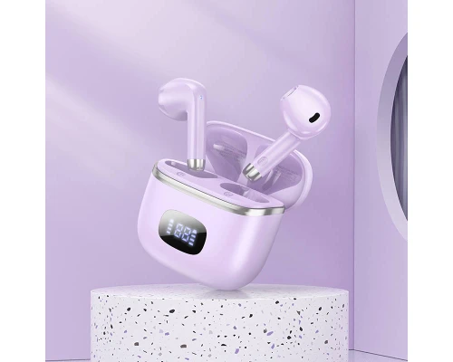 Бездротові навушники TWS HOCO EQ1 Music Purple (6931474798510)