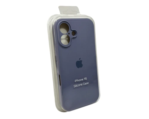 Чохол для смартфона Silicone Full Case AA Camera Protect for Apple iPhone 16 28,Lavender Grey (FullAAi16-28)