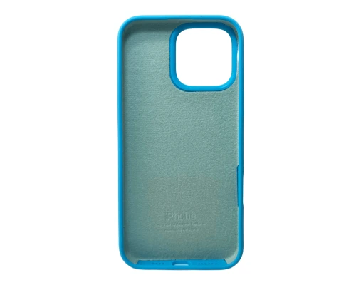 Чохол для смартфона Silicone Full Case AA Open Cam for Apple iPhone 16 Pro Max 38,Surf Blue (FullOpeAAi16PM-38)