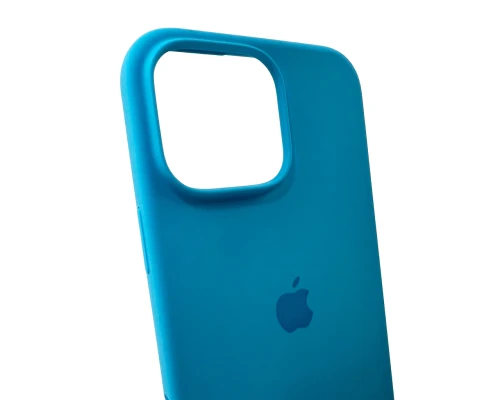 Чохол для смартфона Silicone Full Case AA Open Cam for Apple iPhone 16 Pro Max 38,Surf Blue (FullOpeAAi16PM-38)
