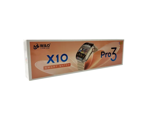 Смарт-годинник W&O X10 Pro 3 46mm. 240 mAh, IP67 Gold (WOX10P3GO)