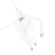 Мережевий зарядний пристрій з кабелем BOROFONE BA21A Pro Long journey single port PD20W charger set(C to iP) White (6941991111419)